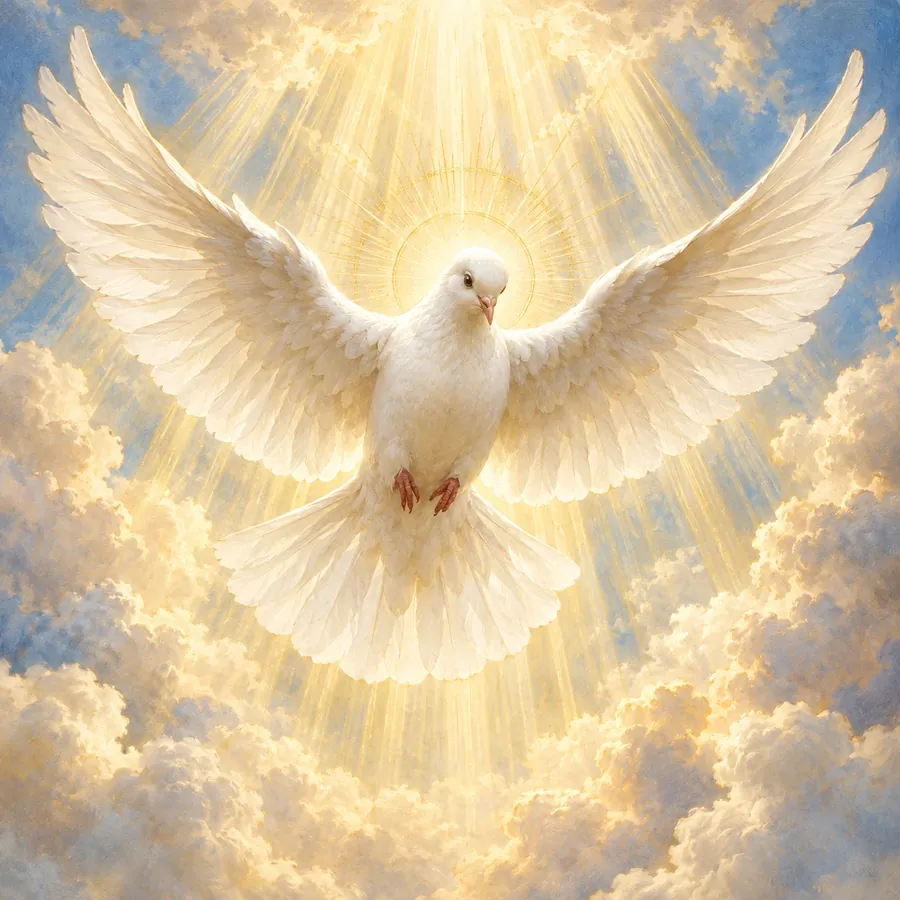 The Holy Spirit as a dove