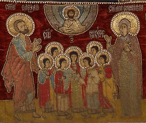 Saint Woman with seven sons