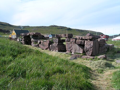 Garðar Cathedral ruins