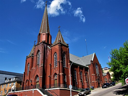 Sacred Heart Cathedral, Sacred Heart School and Christian Brothers Home